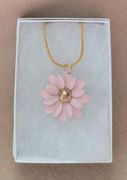 Pink Flower Necklace 