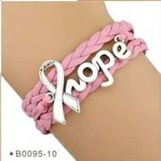 Pink Hope Wrap Bracelet