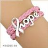 Pink Hope Wrap Bracelet