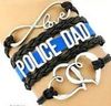 Police Dad Wrap Bracelet