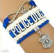Police Dog Wrap Bracelet