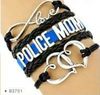 Police Mom Wrap Bracelet