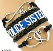 Police Sister Wrap Bracelet