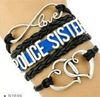 Police Sister Wrap Bracelet