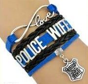 Police Wife Wrap Bracelet