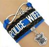 Police Wife Wrap Bracelet