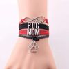 Pug Mom Wrap Bracelet