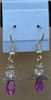 Purple Angel Earrings
