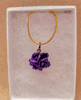 Purple Flower Necklace 