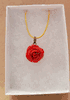 Red Flower Necklace