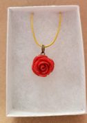 Red Flower Necklace