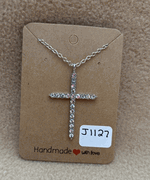 Rhinestone Cross Necklace