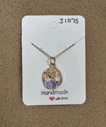 Round Flower Necklace