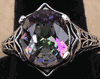 Silver Ring Rainbow Mystice Topaz Ring