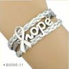 Silver Hope Wrap Bracelet