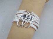 Sister Charm Wrap Bracelet