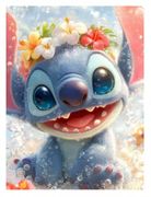 Stitch With A Flower Halo