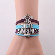 Suicide Awareness Wrap Bracelet