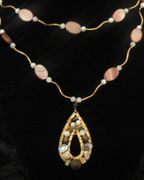 Double Stand Teardrop Necklace