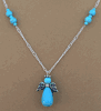 Turquoise Angel Necklace