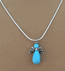 Turquoise Angel Necklace