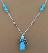 Turquoise Angel Necklace