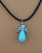 Turquoise Angel Necklace