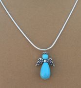 Turquoise Angel Necklace
