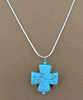 Turquoise Cross Necklace