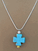 Turquoise Cross Necklace
