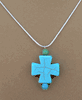 Turquoise Cross Necklace