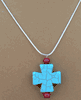 Turquoise Cross Necklace