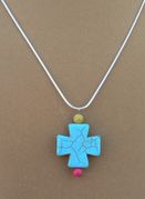 Turquoise Cross Necklace