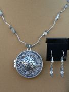 Turtle Locket Necklace With Necklace