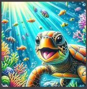 Turtle With Fishes Kit