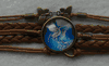 Unicorn Photo Glass Cabochon Charm Wrap Bracelet