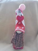 Valentine's Day Gnome With Bunny