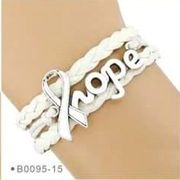 White Hope Wrap Bracelet