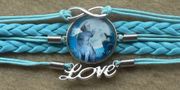 Wolf Time Gemstone Multilayer Wrap Bracelet