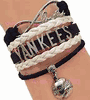 Yankees Wrap Bracelet