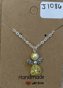 Yellow Angel Necklace