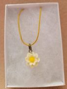 Yellow Flower Necklace 