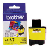 Brother LC41Y Yellow Ink Cartridge 400 Yield (OEM)