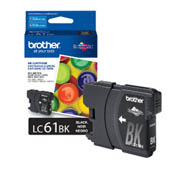 Brother LC61 Black Ink Cartridge 450 Yield (OEM)