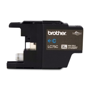 Brother LC75C Hi-Yield Cyan Ink Cartridge (OEM)