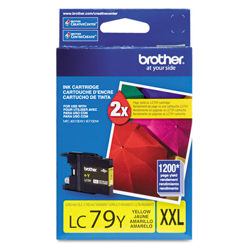 Brother LC79Y Super Hi Yield Yellow Ink (OEM)