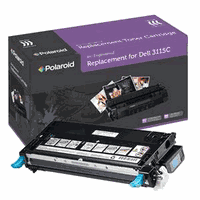 Dell 3110cn, 3115cn Replacement Toner by Polaroid (Cyan)