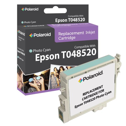 Epson T048520 Photo Cyan Ink Cartridge by Polaroid