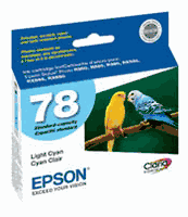 Epson T078520 Light Cyan HiDef Ink (525 Yield) (OEM)