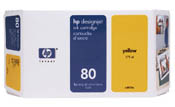 Hewlett Packard C4848A 80 Yellow Hi-Yield Ink (OEM)